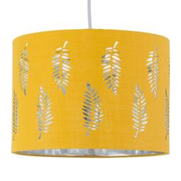 Kelvenix Modern 15cm Table Lamp Shade with Fern Leaf Cut Out Design in Teal - thumbnail 5