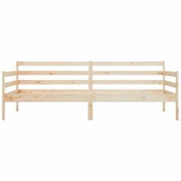 Berkfield Home Day Bed 90x190 cm Solid Wood Pine in Natural - thumbnail 6