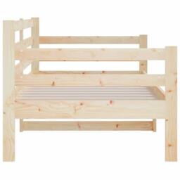 Berkfield Home Day Bed 90x190 cm Solid Wood Pine in Natural - thumbnail 7