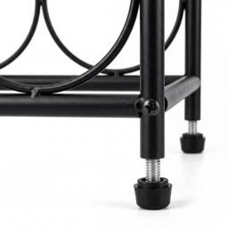 Levede Wine Rack 23 Bottles Freestanding Storage Organiser Stand Home, Black - thumbnail 5