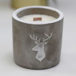 KDMD Med Pot - Stag Head - Whiskey & Woodsmoke in Grey - thumbnail 4