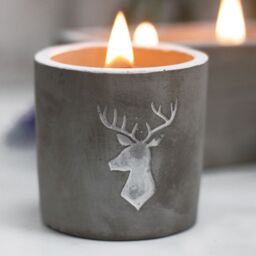 KDMD Med Pot - Stag Head - Whiskey & Woodsmoke in Grey - thumbnail 2
