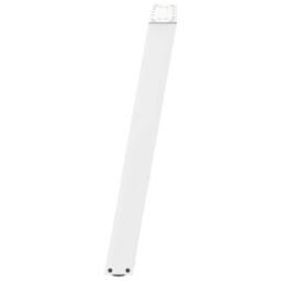 Berkfield Home vidXL Dining Table Legs U-Shaped 2 pcs White 50x(72-73) cm Steel - thumbnail 6
