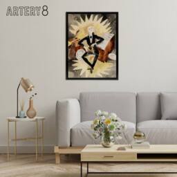 "Artery8 String Musician Portrait Charles Demuth Framed Canvas Wall Art Print - Size: W12"" x H16""" - thumbnail 3