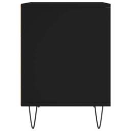 Berkfield Home Modern Bedside Cabinets 2 pcs Black 40x35x50 cm Engineered Wood - Size: 40 x 35 x 50 cm - thumbnail 6