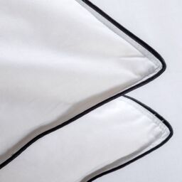 Snug City Duck Feather Pillow Pair 100% Cotton Soft Cover Luxury Sleep in White - thumbnail 4