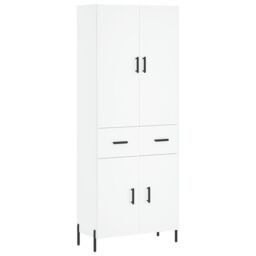 Berkfield Home Highboard White 69.5x34x180 cm Engineered Wood - thumbnail 2
