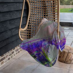 Benjamin Tate Design London Eye View Blanket in Natural - Size: 120 cm x 150 cm - thumbnail 4