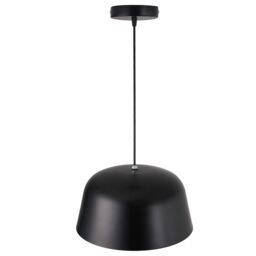 Living and Home E27 Metal Lampshade Ceiling Pendant Light in Black - thumbnail 5