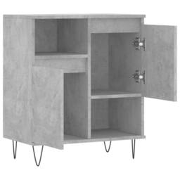 Berkfield Home Sideboard Concrete Grey 60x35x70 cm Engineered Wood - Size: 60 x 35 x 70 cm - thumbnail 6