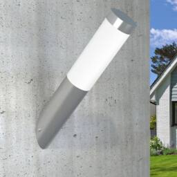 Berkfield Home Wall Lamp Waterproof Stainless Steel 60 W in Silver - thumbnail 7