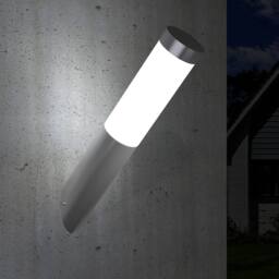Berkfield Home Wall Lamp Waterproof Stainless Steel 60 W in Silver - thumbnail 8