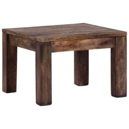 Berkfield Home Coffee Table 50x50x35 cm Solid Mango Wood in Brown - Size: 50 x 50 x 35 cm - thumbnail 1