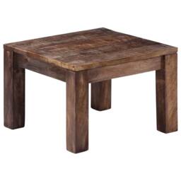 Berkfield Home Coffee Table 50x50x35 cm Solid Mango Wood in Brown - Size: 50 x 50 x 35 cm - thumbnail 2