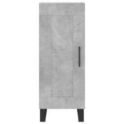 Berkfield Home Highboard Concrete Grey 34.5x34x180 cm Engineered Wood - thumbnail 6
