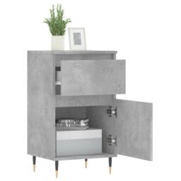 Berkfield Home Sideboard Concrete Grey 40x35x70 cm Engineered Wood - Size: 40 x 35 x 70 cm - thumbnail 4