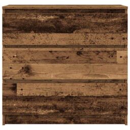 Berkfield Home Sideboard Old Wood 80x35x76 cm Engineered Wood in Brown - Size: 80 x 35 x 76 cm - thumbnail 6