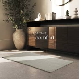 tectake Rug Zonelle 160 X 230 Cm - Sand in Light Sand - Size: 160 cm x 230 cm - thumbnail 3