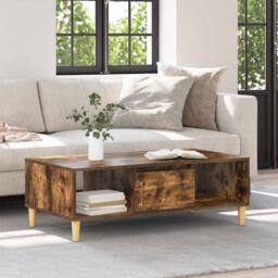 Berkfield Home Modern with Storage with Door Smoked oak Engineered wood in Brown - thumbnail 4