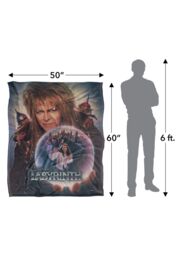 Jim Henson Labyrinth Trapped In The Glass Silky Touch Super Soft Throw Blanket 152 X 127 cm in White - thumbnail 5