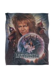 Jim Henson Labyrinth Trapped In The Glass Silky Touch Super Soft Throw Blanket 152 X 127 cm in White