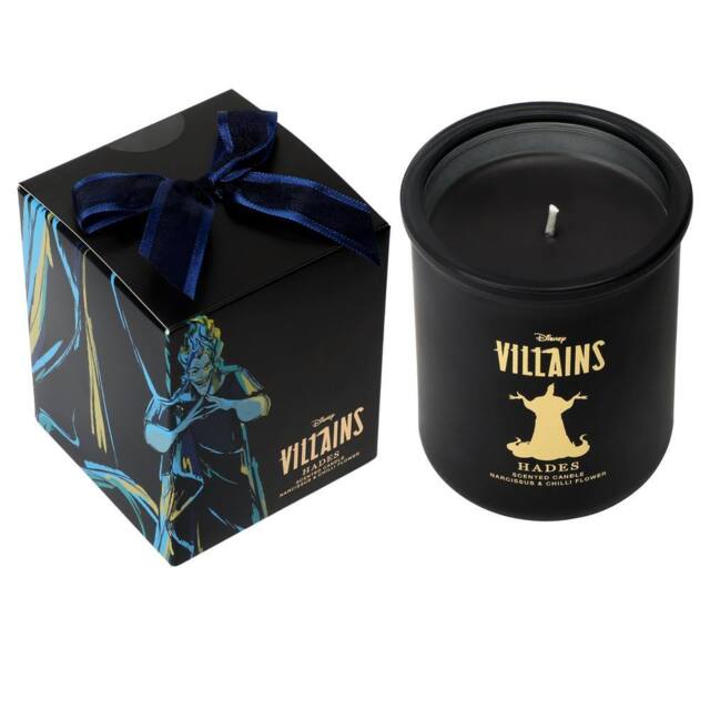 Disney Villains Hades Candle - Narcissus & Chilli Flower 252g (1-Wick) in Black - Size: Medium - image 1