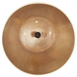 Berkfield Home Industrial Hanging Lamp 25 W Brass Round 32 cm E27 in Gold - thumbnail 5