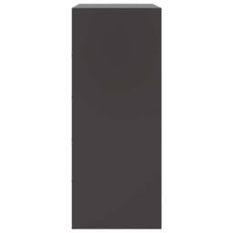 Berkfield Home Highboard Black 67x39x95 cm Steel - Size: 67 x 39 x 95 cm - thumbnail 8