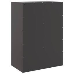 Berkfield Home Highboard Black 67x39x95 cm Steel - Size: 67 x 39 x 95 cm - thumbnail 9