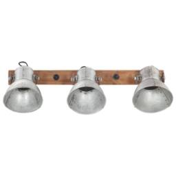 Berkfield Home Industrial Wall Lamp Silver 65x25 cm E27 - thumbnail 3