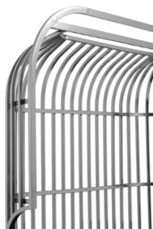 Orsina Eliza Two Seat Dome Cage Sofa in Silver - thumbnail 5