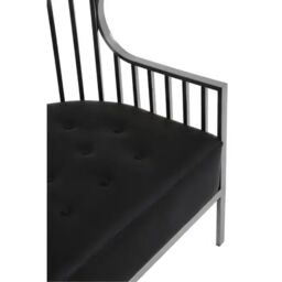 Orsina Eliza Two Seat Dome Cage Sofa in Silver - thumbnail 8