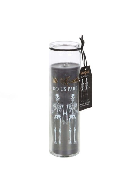 KDMD Til Death Do Us Part Amber Noir Tube Candle in Grey - image 1