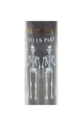 KDMD Til Death Do Us Part Amber Noir Tube Candle in Grey - thumbnail 3