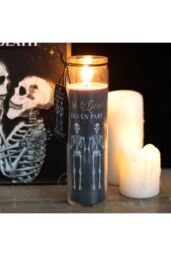 KDMD Til Death Do Us Part Amber Noir Tube Candle in Grey - thumbnail 4