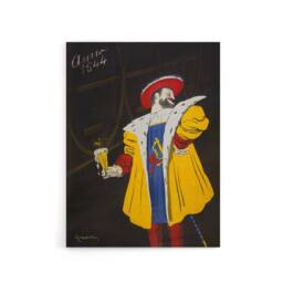"Artery8 Vintage Fort Carre Beer Advert Canvas Wall Art Print Cappiello - Size: W18"" x H24""" - thumbnail 1