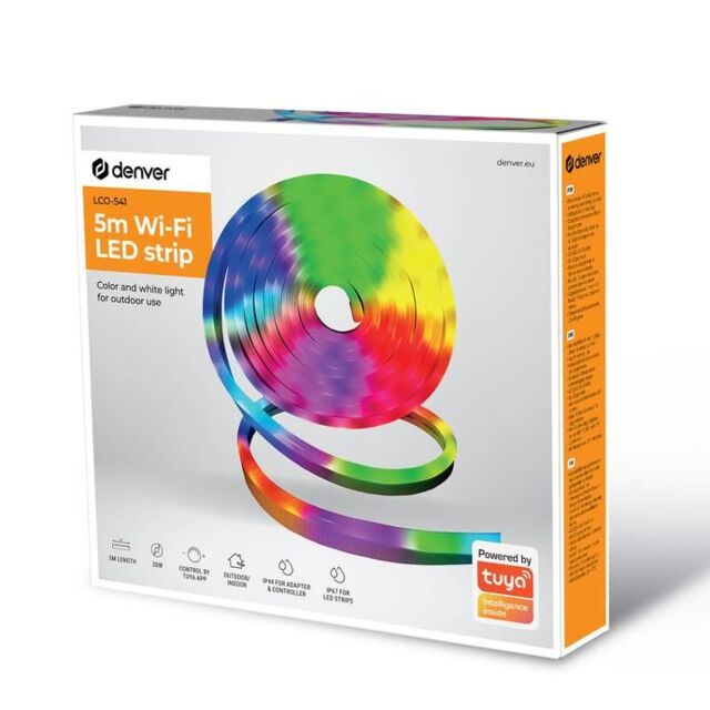Denver LCO-541 Wi-Fi LED Light Strip 5m - EU Plug - image 1