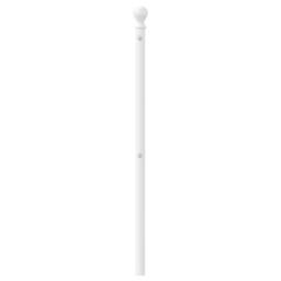 Berkfield Home Metal Headboard White 180 cm - thumbnail 4