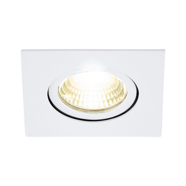 Loops Wall / Ceiling Flush Downlight White Recess Spotlight 6W Built in LED - image 1