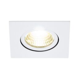 Loops Wall / Ceiling Flush Downlight White Recess Spotlight 6W Built in LED