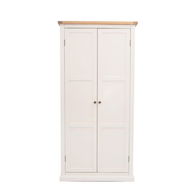 Cabinet Bits Castelli 2 Door Wardrobe Brass Knob in Off-White - image 1