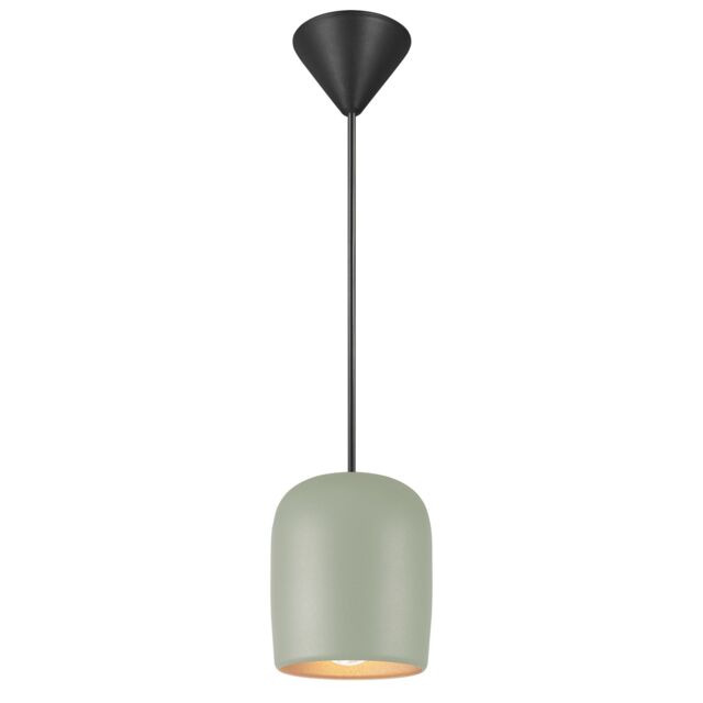 Nordlux Notti Pendant Light Green Metal Dining Room E27 Mains 10cm - image 1