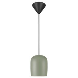 Nordlux Notti Pendant Light Green Metal Dining Room E27 Mains 10cm - thumbnail 2