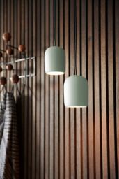 Nordlux Notti Pendant Light Green Metal Dining Room E27 Mains 10cm - thumbnail 6