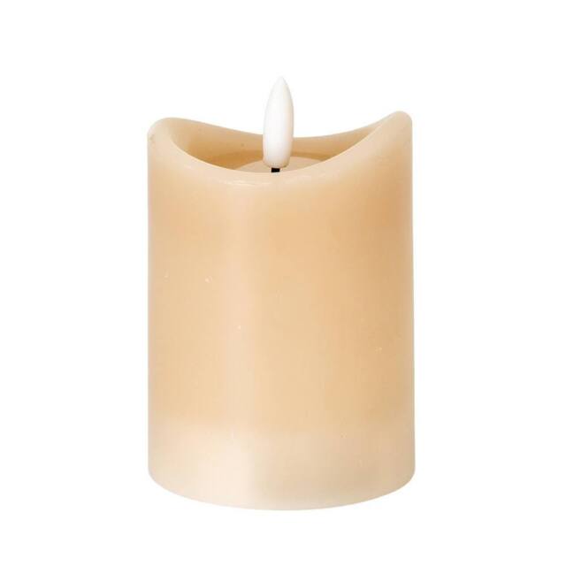 Hill Interiors Luxe Collection LED Candle (Batteries Included) in Taupe - image 1