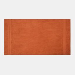 OHS Luxury 100% Cotton Bath Sheet Bathroom Towel in Burnt Orange - thumbnail 4