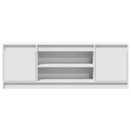 Berkfield Home TV Cabinet with LED White 139.5x34x50 cm Engineered Wood - thumbnail 6