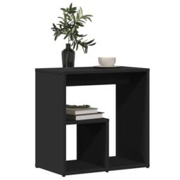 Berkfield Home Side Tables 2 pcs Black 50x30x50 cm Engineered Wood - Size: 50 x 30 x 50 cm - thumbnail 4