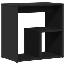 Berkfield Home Side Tables 2 pcs Black 50x30x50 cm Engineered Wood - Size: 50 x 30 x 50 cm - thumbnail 8