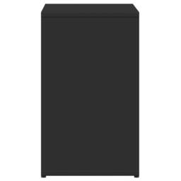 Berkfield Home Side Tables 2 pcs Black 50x30x50 cm Engineered Wood - Size: 50 x 30 x 50 cm - thumbnail 7